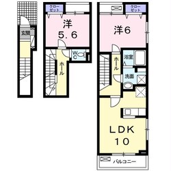 健軍町駅 徒歩25分 2-3階の物件間取画像